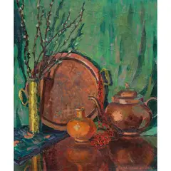 Untitled by Sara Ethel Kolb Danner, oil on canvas, sold Sep 2026