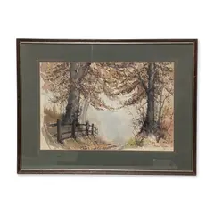 Untitled by Peter Taylor, watercolor on paper, sold Sep 2026