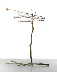 Pelle di foglie, 5 foglie by Giuseppe Penone, 2011, Bronze, sold Oct 2023