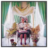 Geneviève, France, dans son salon face à la forêt by Nicolas Henry, 2008, Tirage argentique sur dibond, sold Sep 2023