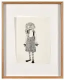 La poupée du placard by Fabien Mérelle, 2006, Encre sur papier, sold Sep 2023