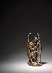 Satan by Jean-Jacques Feuchère, Bronze à patine brun clair, sold Dec 2023