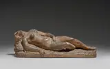 Danaé by Jean-Baptiste Claude Eugène Guillaume, Esquisse en terre cuite, sold Feb 2022