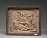 Diane et Endymion by Jean-Baptiste Claude Eugène Guillaume, Bas-relief en terre cuite, sold Feb 2022