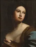 Allégorie de la peinture by Michele Desubleo, Huile sur toile, sold Feb 2022