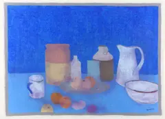 Untitled by Bernard Myers, oil, offered Dec 2018