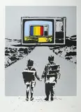 Life Is Better In Colour by European Bob, screenprint, offered Dec 2018
