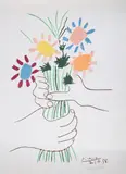 Bouquet Of Peace by Pablo Picasso, lithograph, offered Dec 2018