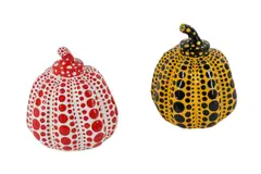 Pumpkin (Yellow and Red) by Yayoi Kusama, sculpture, offered Dec 2018