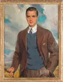 portraits of Henry Moser Thornton by H. Willard Ortlip, oil on canvas, sold Apr 2012
