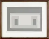 titled Variant III by Josef Albers, silkscreen, sold Apr 2012