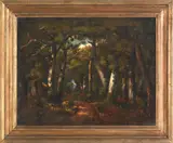 landscape by George Thompson Hobbs, oil on canvas, offered Apr 2012