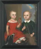 portrait by George J. Robertson, oil on canvas, sold Apr 2012