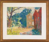 landscape by Walter van den Hengel, pastel, sold Feb 2012