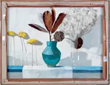 abstract by Marc Schoettle, oil on canvas, sold Feb 2012
