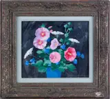 still lifes by Marc Schoettle, oil on canvas, sold Feb 2012