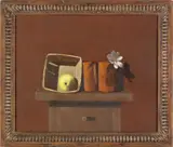 still life by Marc Schoettle, oil on canvas, sold Feb 2012