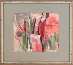 abstract by Marc Schoettle, oil on canvas, sold Feb 2012
