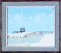 landscapes by Marc Schoettle, oil on canvas, sold Feb 2012