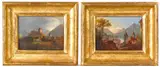 landscapes by Ferdinand Sommer, oil on board, sold Feb 2012