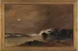 coastal scene by Alexander C. Stuart, oil on board, offered Jan 2012