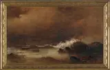coastal scene by Alexander C. Stuart, oil on board, offered Jan 2012