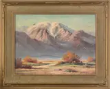 California landscape by John Anthony Conner, oil on board, sold Jan 2012