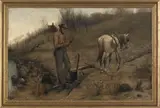 Untitled by A. Gerome, oil on canvas, sold Jan 2012