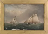 Untitled by James Edward Buttersworth, oil on board, sold Jan 2012