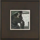portrait of a man smoking by Nuri İyem, oil on masonite, sold Jan 2012