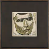 portrait of a nun by Nuri İyem, oil on masonite, sold Jan 2012