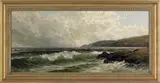 coastal scene by Alfred Thompson Bricher, oil on canvas, sold Jan 2012