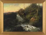 Virginia landscape by Bruce Crane, oil on canvas, sold Jan 2012