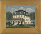 of a country inn by W.S. Woodward, oil on canvas, offered Jan 2012