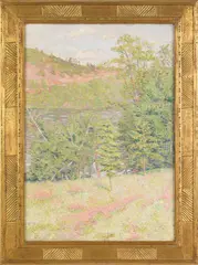 landscape by Samuel George Phillips, oil on canvas, sold Jan 2012