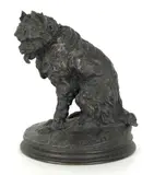 figure of a dog by Pierre-Jules Mêne, bronze, sold Jan 2012