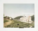 view of Kempton's Factory by William Britton, watercolor on paper, sold Jan 2012