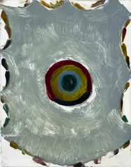 Untitled by Katherine Bradford - Untitled, monotype, sold May 2025