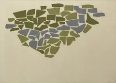 Untitled (from One Two Three) by Robert Goodnough, 1968, screenprint, sold Jun 2025