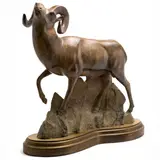Bighorn Ram by Robert Deurloo, bronze, sold Jul 2025