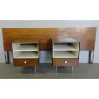 Pair of Rosewood Nightstands & by Herman Miller, sold Oct 2011