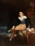 Portrait d’enfant by Hortense Haudebourt-Lescot, Toile, sold Jun 2021
