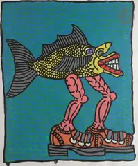 Sans titre by Robert Combas, 1986, Gouache, sold Jun 2021