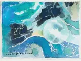La lune by André Marchand, Aquarelle, sold Dec 2014