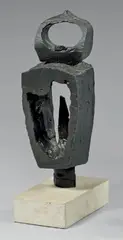 Tête by Louis Chavignier, Épreuve en bronze patiné, sold Dec 2014