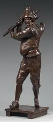 Polichinelle by Marcel Debut, Epreuve en bronze à patine brune, sold Nov 2016