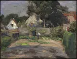 A Dutch Garden, Katwijk by A. Y. Jackson, 1909, oil on board, sold May 2015