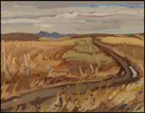 Porcupine Hills, Pincher, Alberta by A. Y. Jackson, 1951, oil on board, sold Feb 2015