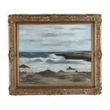 Seascape by Alice B. Wakefield, Oil on canvas, sold Jan 2020