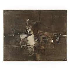 Vilos A by Yannis Spyropoulos, Oil and mixed media on canvas, sold Dec 2019